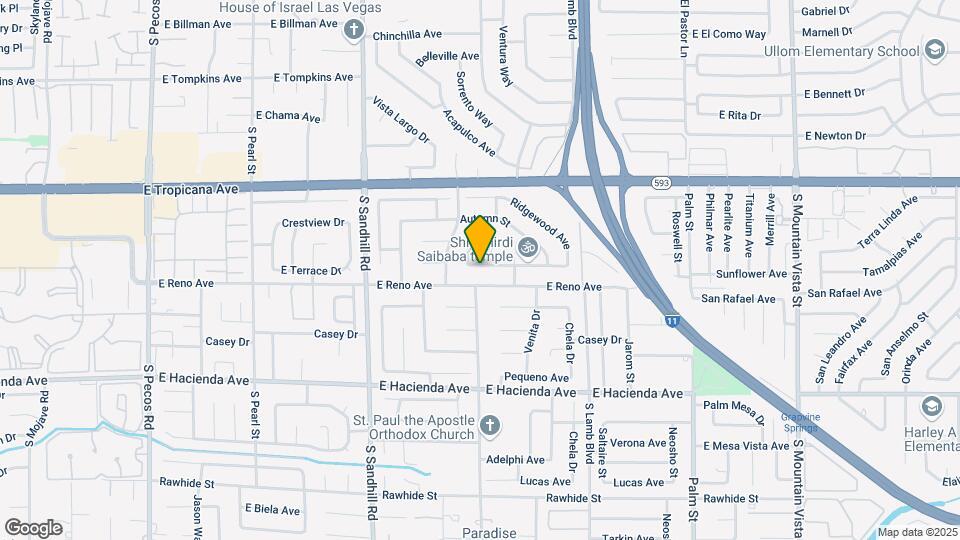4009 Meadow Grove Ave Map and Location Details