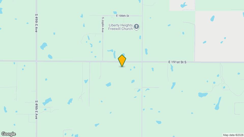 6202 E 191st St S Map and Location Details