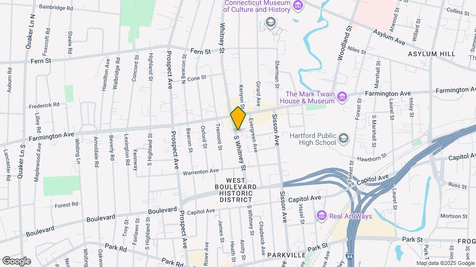 254 S Whitney St Map and Location Details