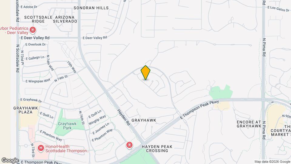 8010 E Wingspan Way Map and Location Details