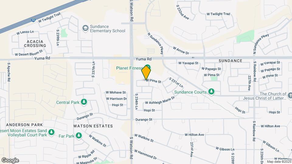 23407 W Pima St Map and Location Details
