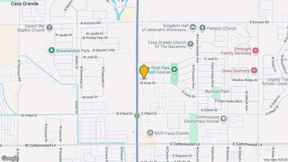 290 W Viola St Map and Location Details