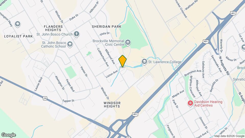 1115 Millwood Av Map and Location Details