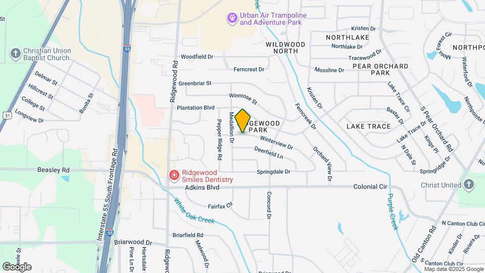 1217 Winterview Dr Map and Location Details