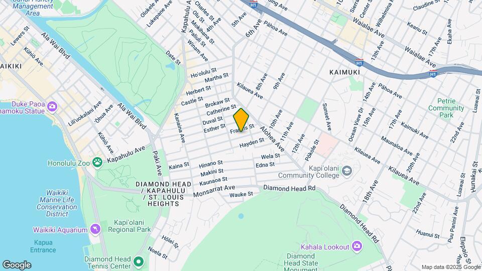 3328 George St Mapa y Detalles de la Ubicación