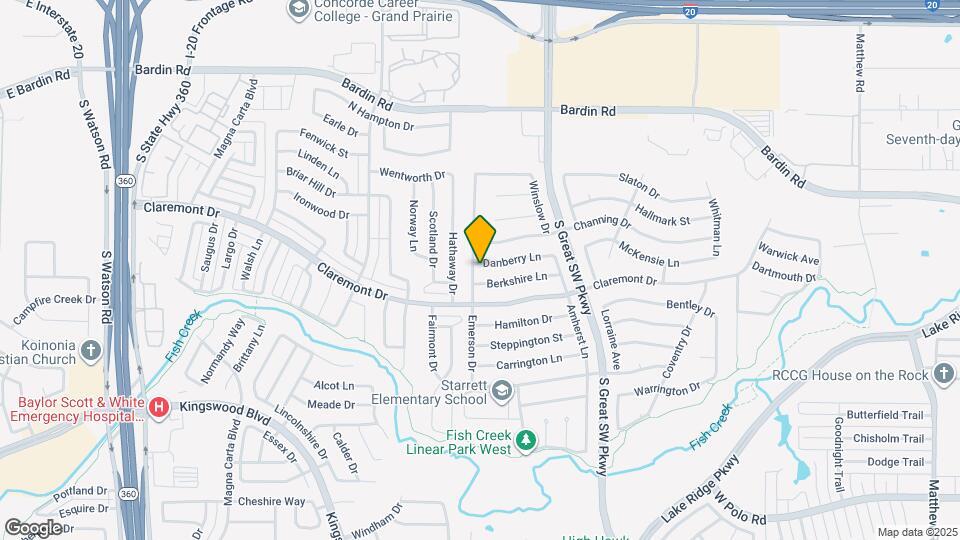 2661 Danberry Ln Map and Location Details