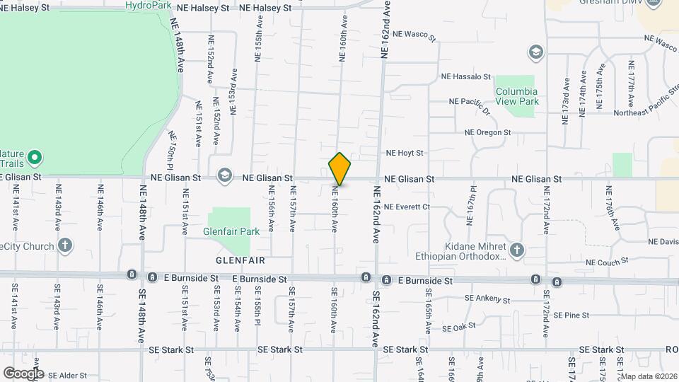 422 NE 160th Ave Map and Location Details