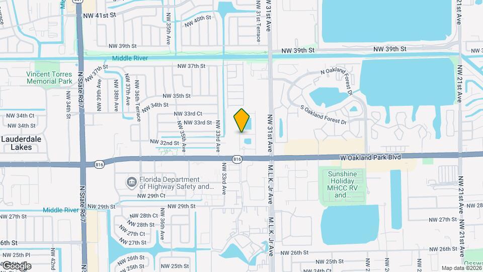 3230 NW 32nd Terrace Map and Location Details