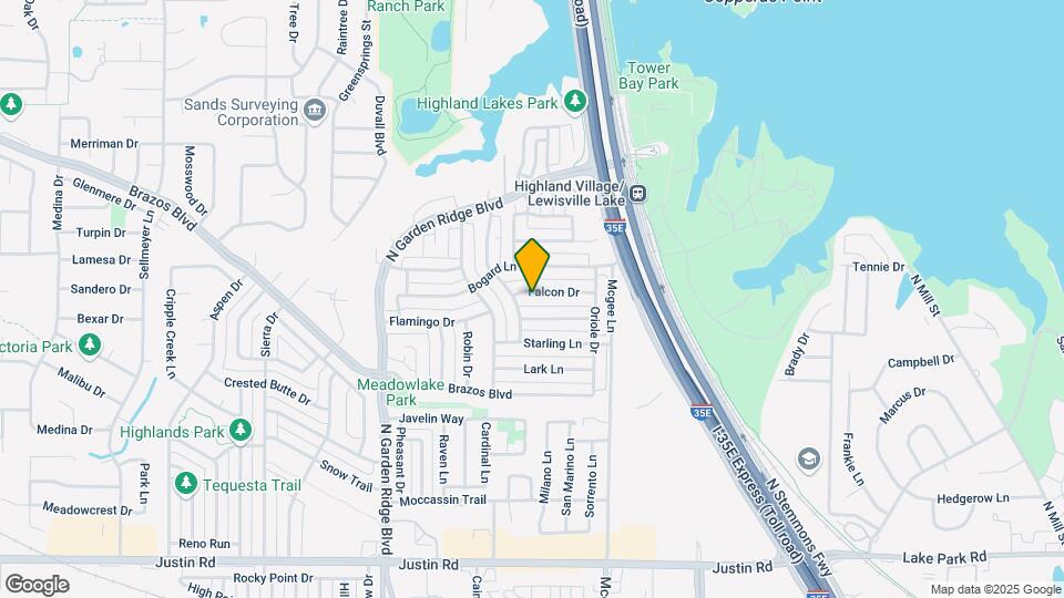 1328 Falcon Dr Map and Location Details