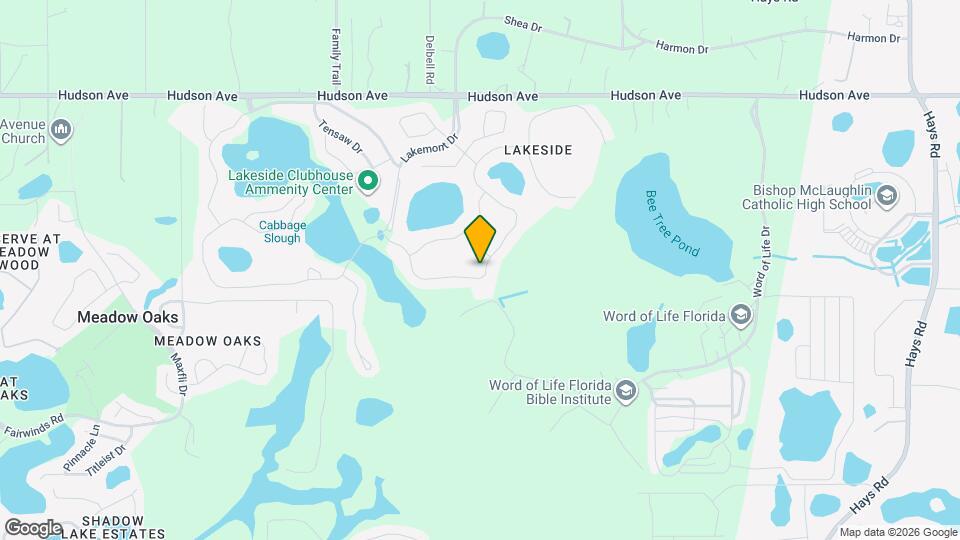 13475 Crest Lake Dr Map and Location Details