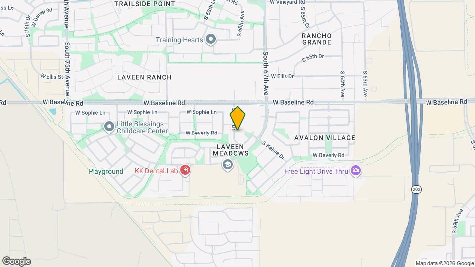 7805 S 68th Dr Map and Location Details