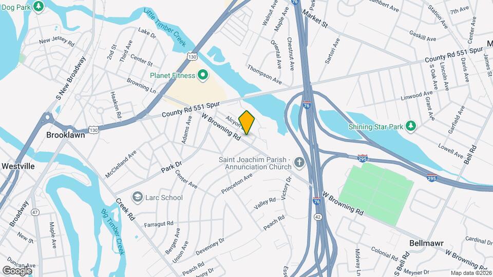 915 W Browning Rd Map and Location Details