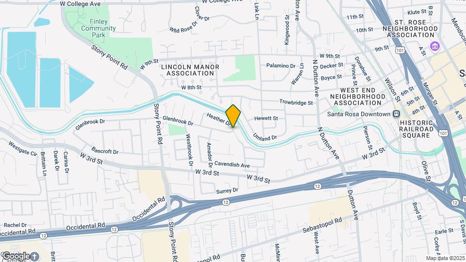 850 Glenbrook Dr Map and Location Details