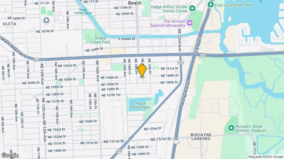 15940 NE 19th Ct Mapa y Detalles de la Ubicación