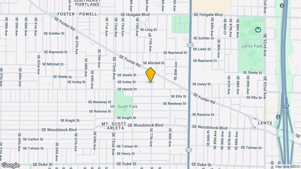 5407 SE 77th Ave Map and Location Details