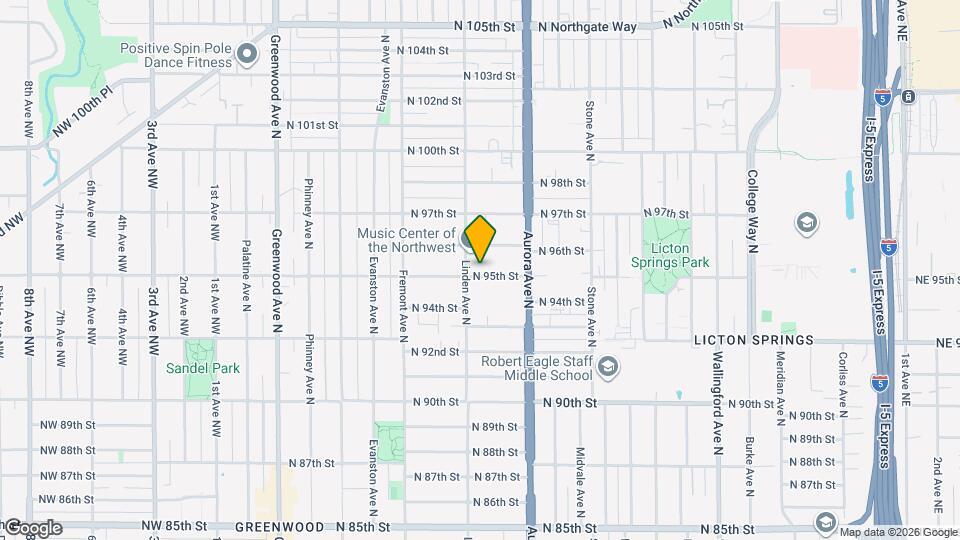 908 N 95th St Map and Location Details