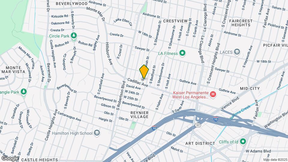 2032 S Shenandoah St Map and Location Details