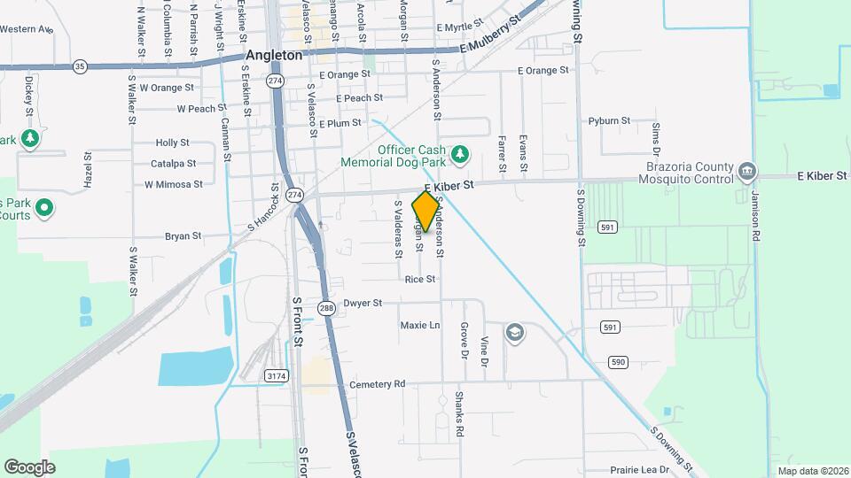 805 S Morgan St Map and Location Details