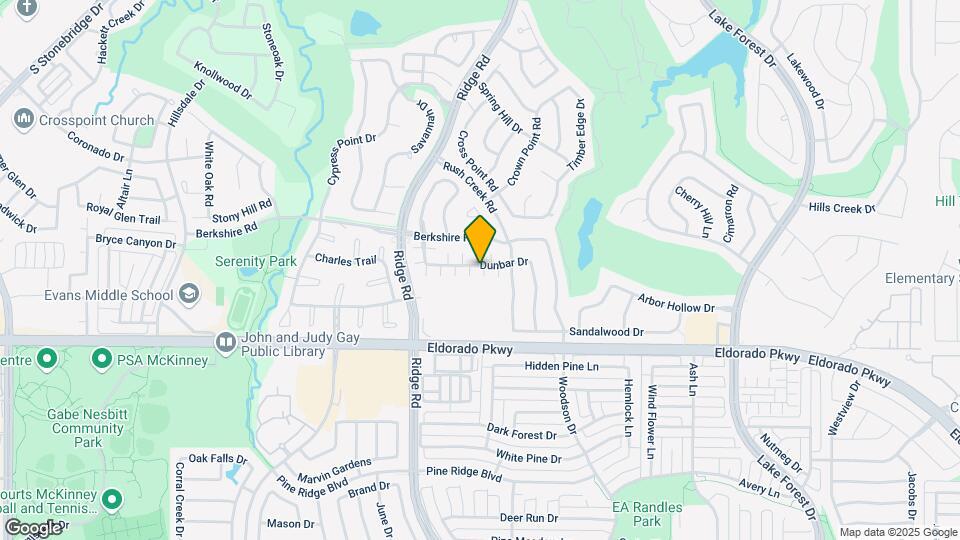 2624 Dunbar Dr Map and Location Details