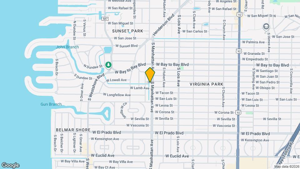 3115 S Manhattan Ave Map and Location Details