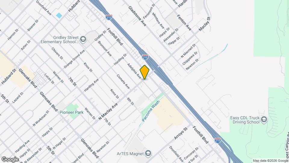 13226 Maclay St Map and Location Details