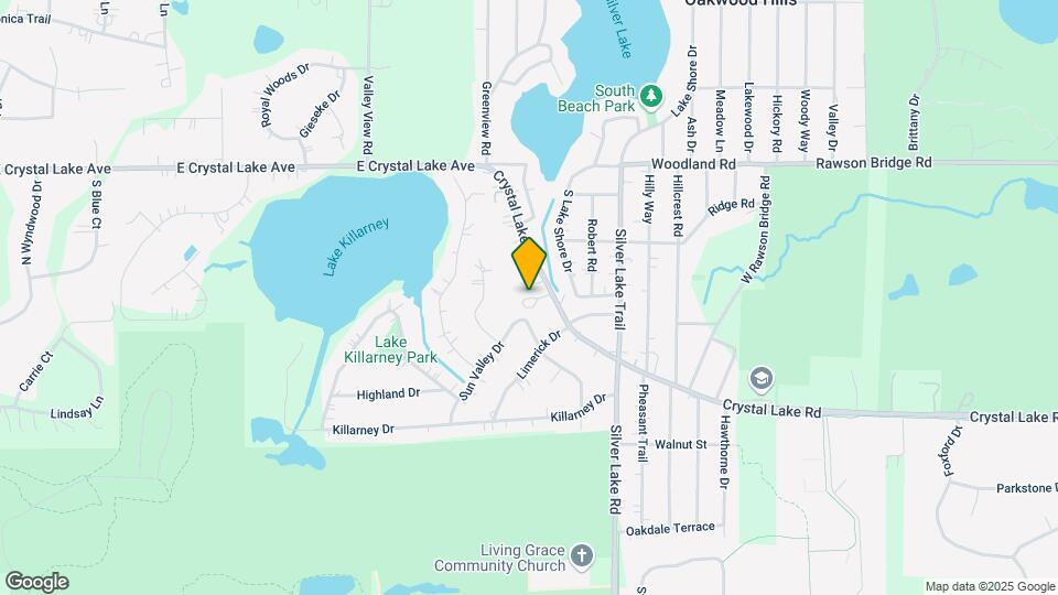 2709 Crystal Lake Rd Map and Location Details