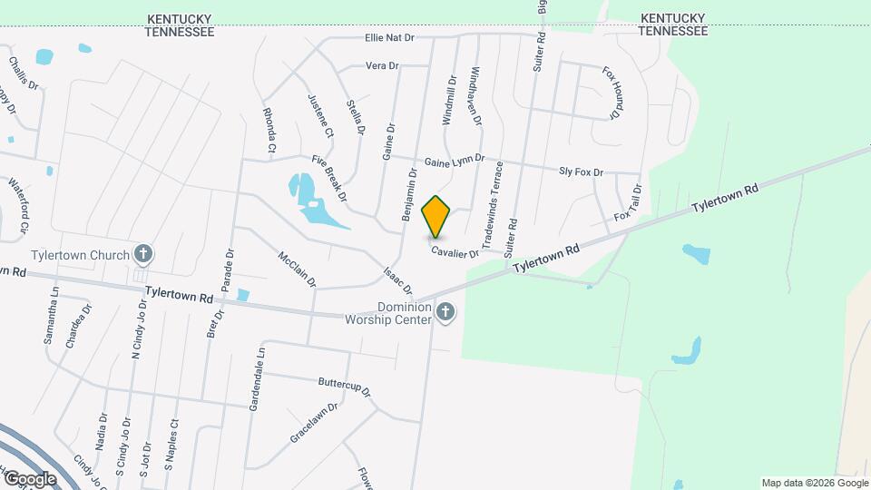 727 Cavalier Dr Map and Location Details