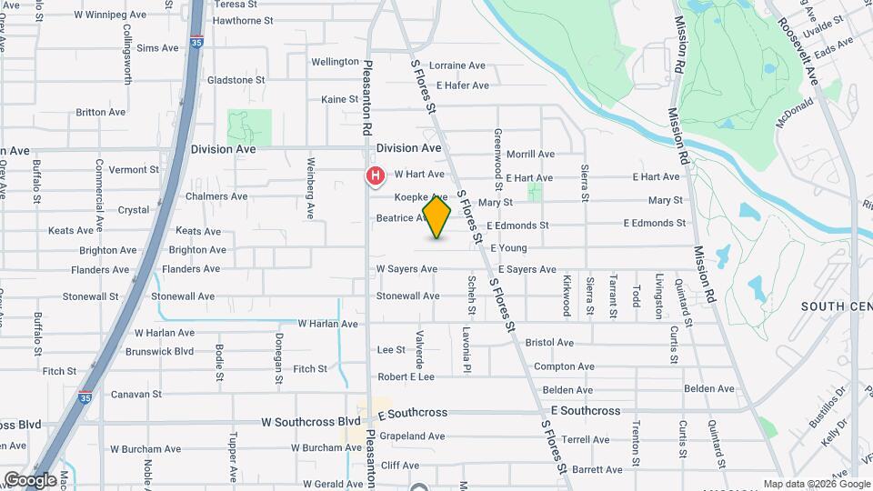 129 W Young Map and Location Details