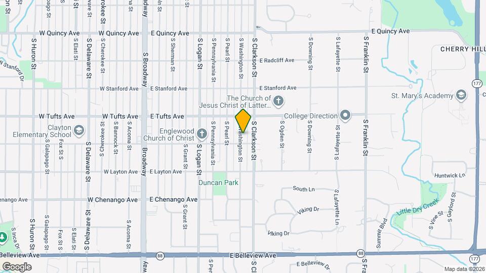 4670 S Washington St Map and Location Details