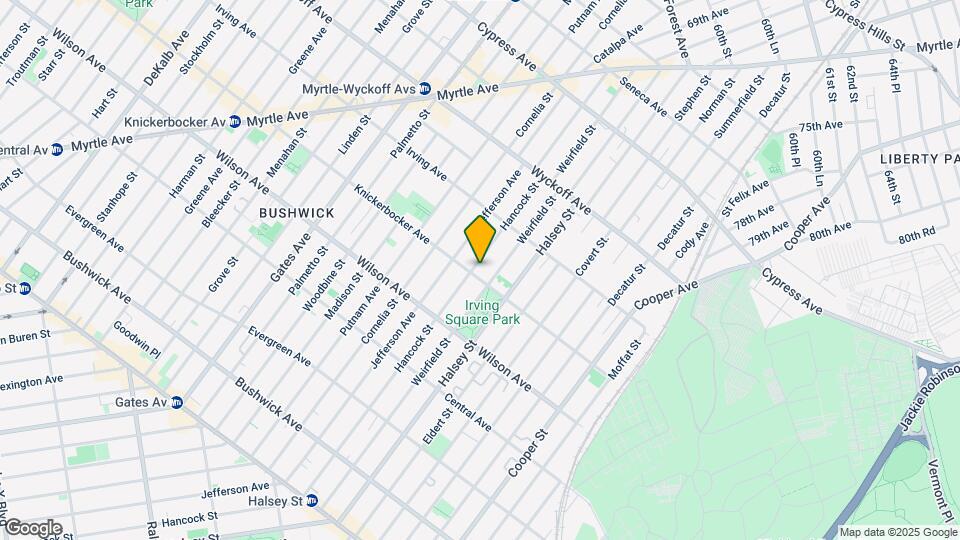 739 Knickerbocker Ave Map and Location Details