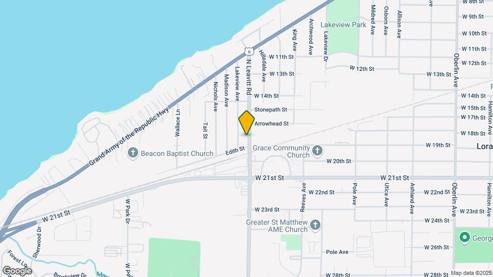 1906 N Leavitt Rd Map and Location Details