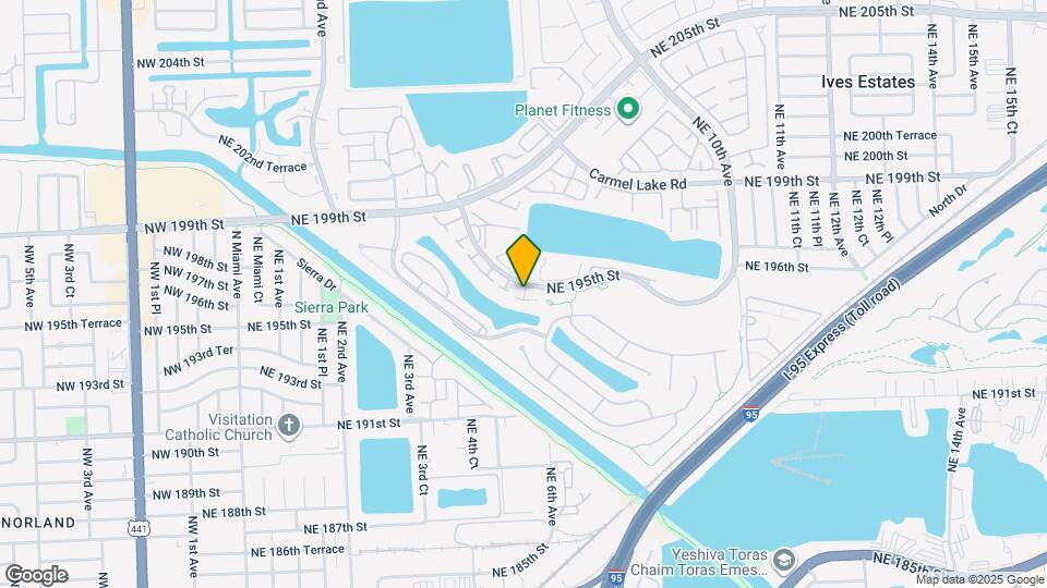 636 NE 195th St Map and Location Details