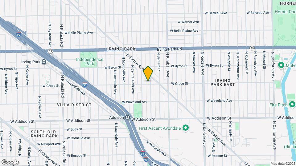 3502-3508 W Grace St Mapa y Detalles de la Ubicación