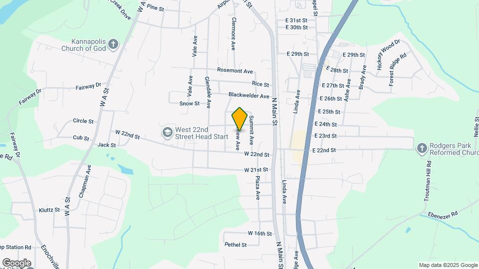2210 Brookview Ave Mapa y Detalles de la Ubicación