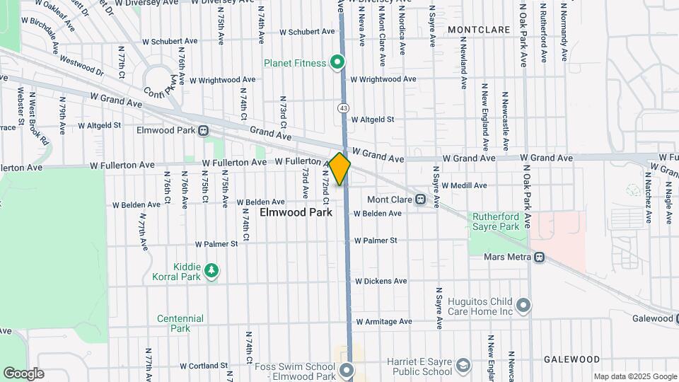 2310 N Harlem Ave Map and Location Details