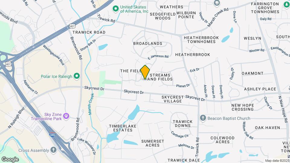 2407 Trout Stream Drive Map and Location Details
