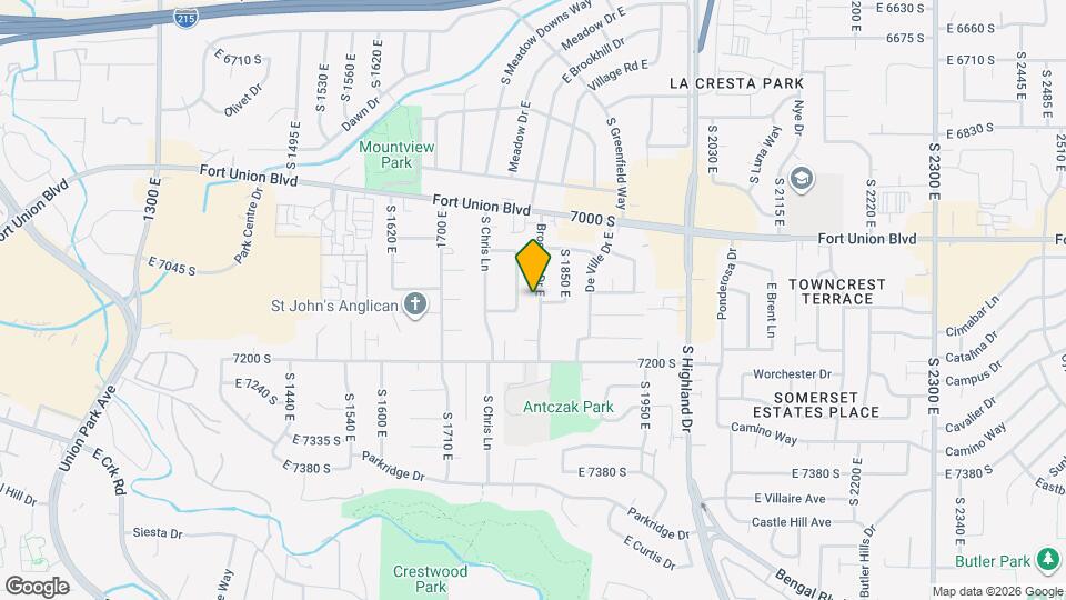 7102 Brookhill Dr E Map and Location Details