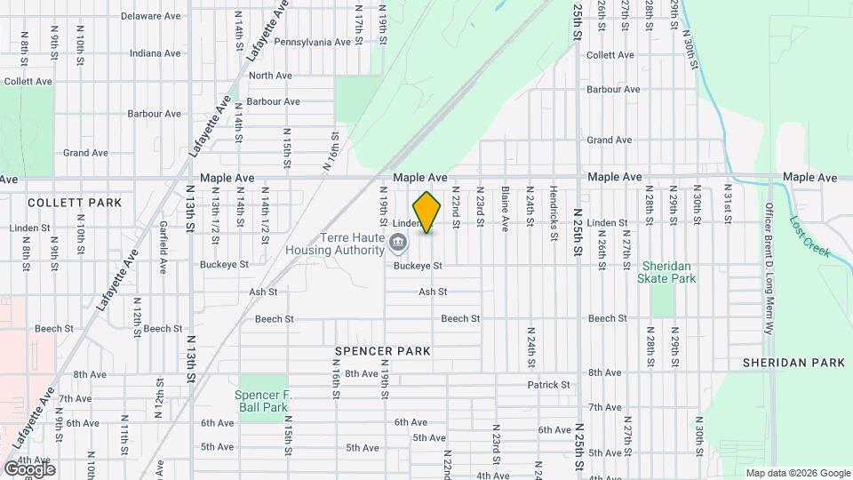 2034 N 21st St Map and Location Details
