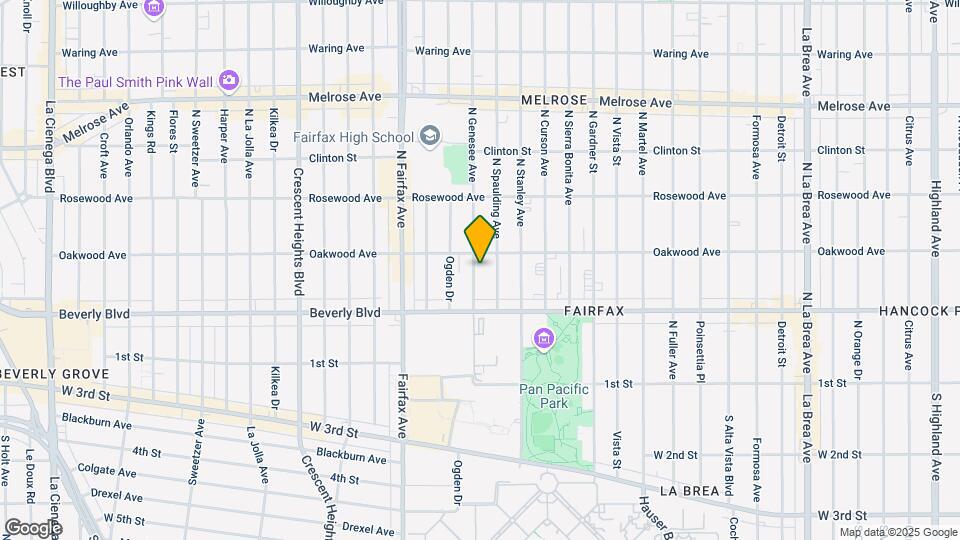 350 N Genesee Ave Map and Location Details