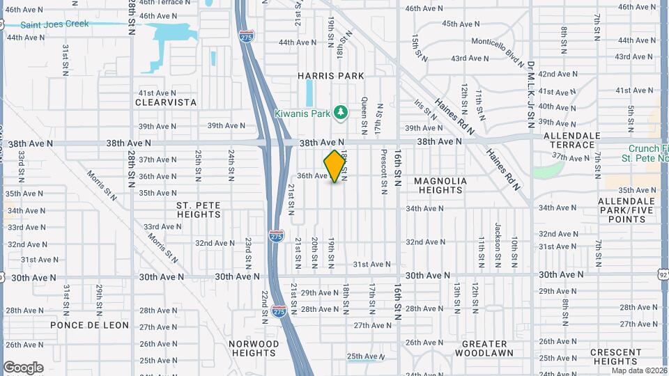 3515 19th St N Map and Location Details