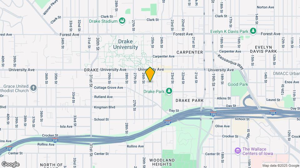 1126 25th St Map and Location Details