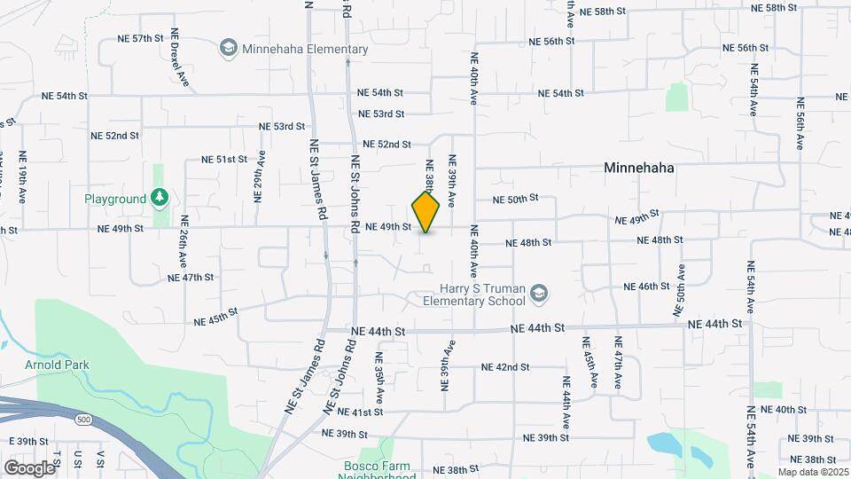 4811 NE 37th Ct Map and Location Details