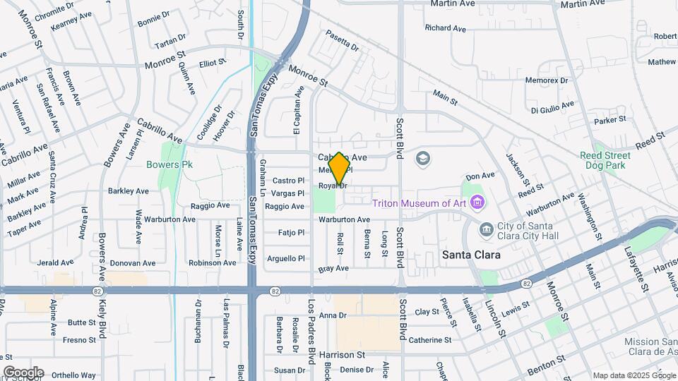 1882 Amelia Way Map and Location Details