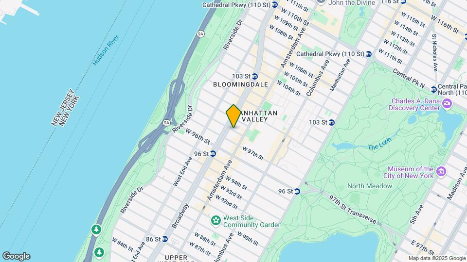 220 W 98th St Map and Location Details