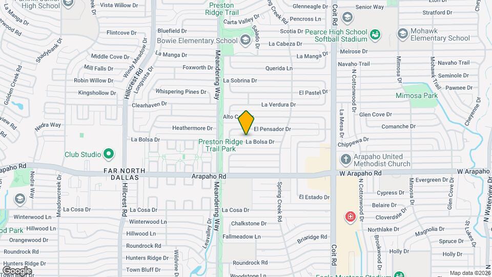 7651 La Bolsa Dr Map and Location Details