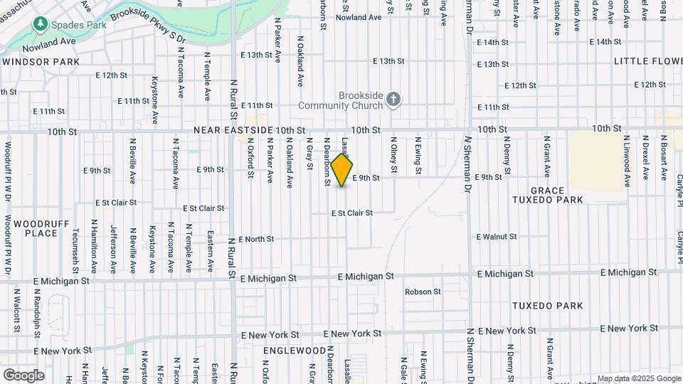 834 Lasalle St Map and Location Details