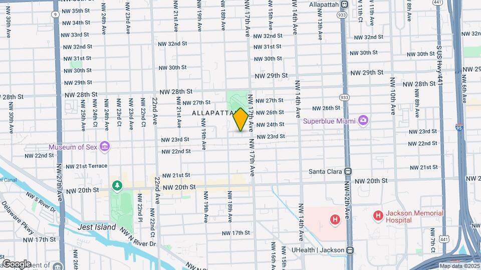 1750 NW 23rd Ter Map and Location Details