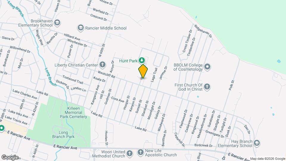 2106 Hunt Dr Map and Location Details