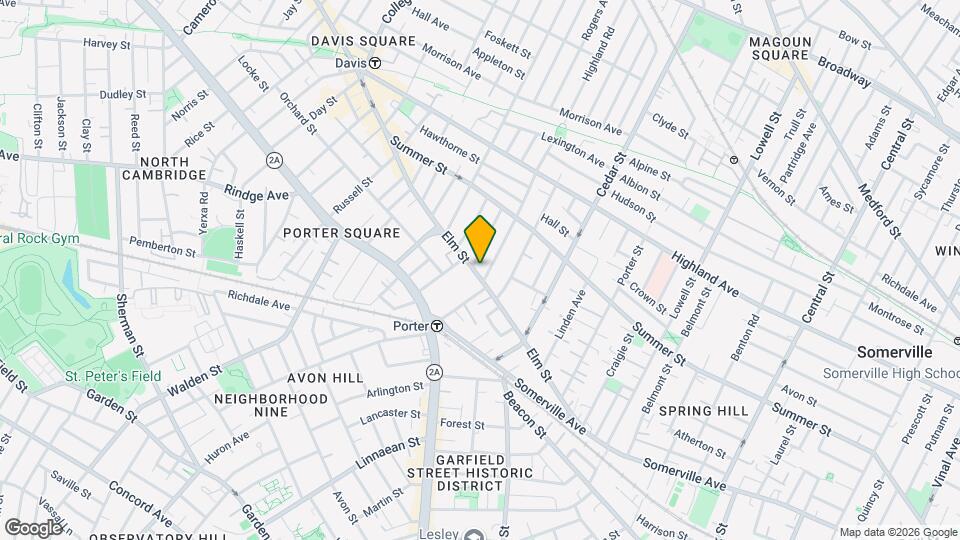 115 Elm St, Unit 1 Mapa y Detalles de la Ubicación