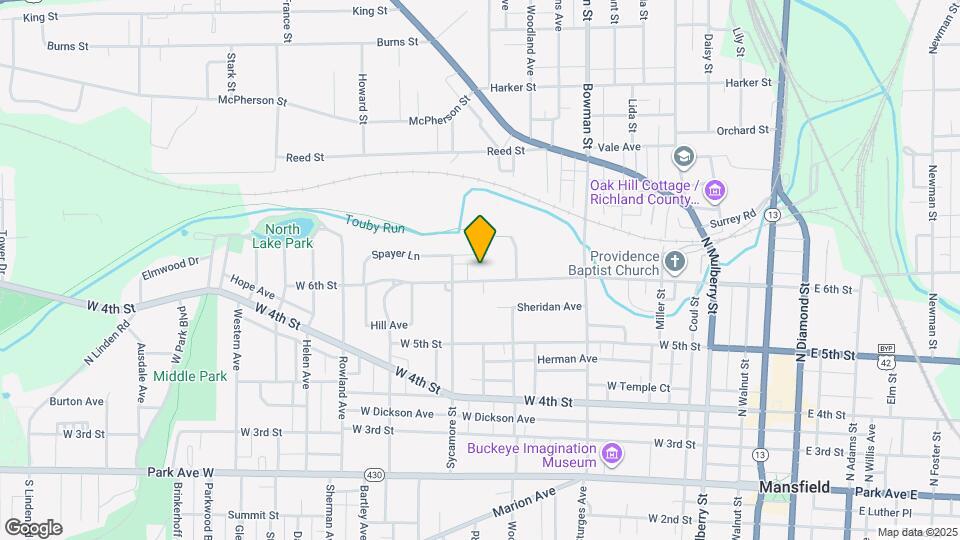 1695 N Lexington-Springmill Rd Map and Location Details